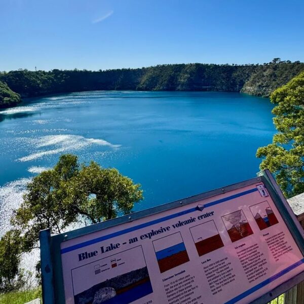 Stunning views of the Blue Lake