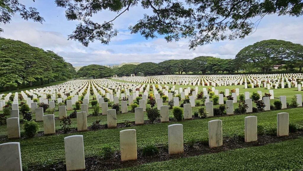 Bomana War Cemetery at Kokoda 