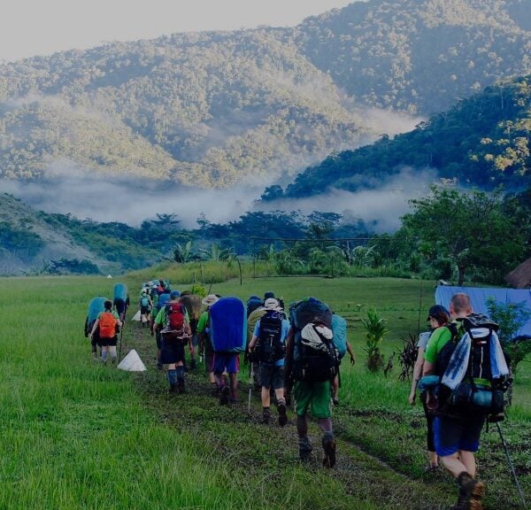 Kokoda Trek with a group of people